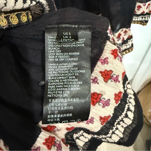 Free People Multicolor Floral Blouse Tunic - Picture 10 of 12